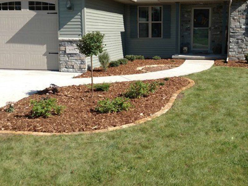 Mulch lawn
