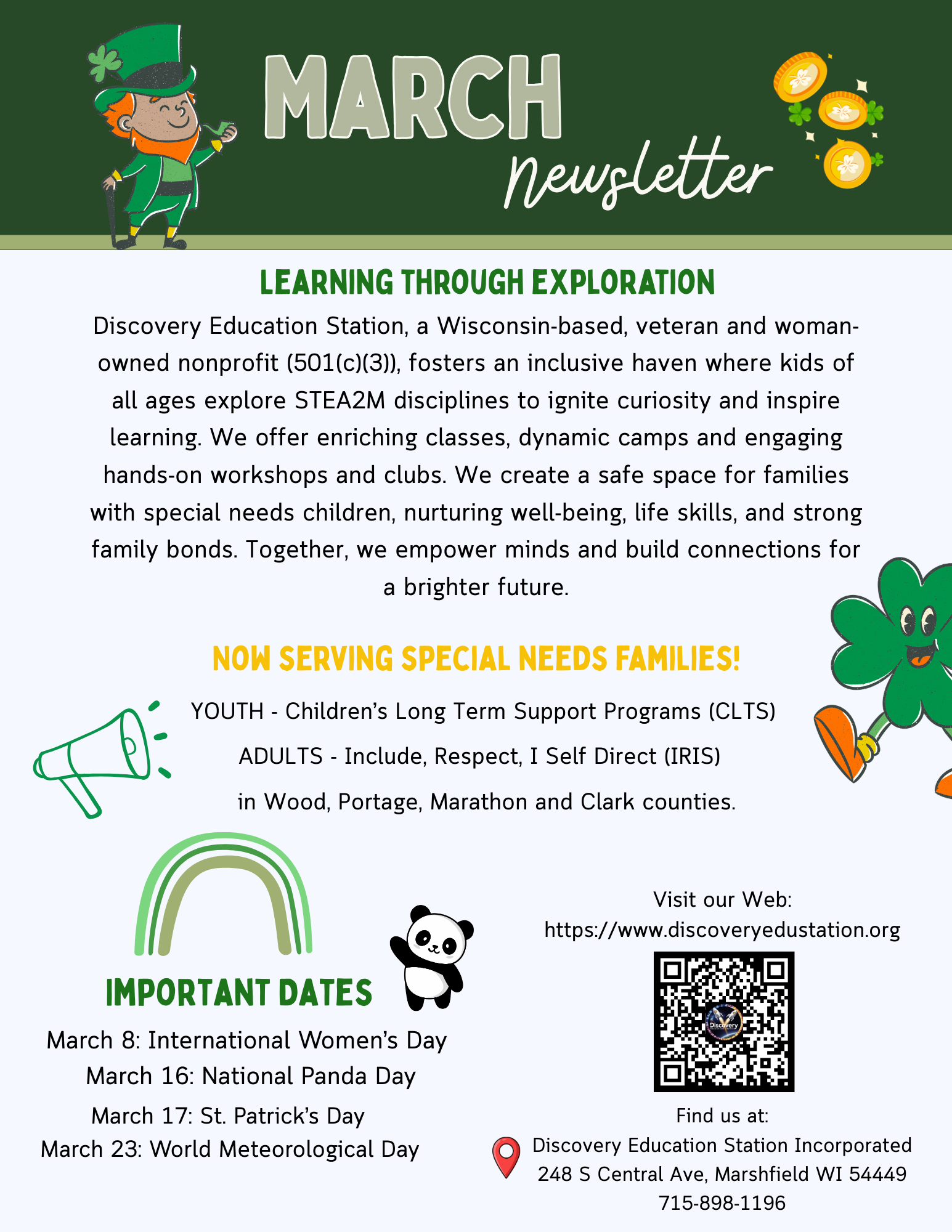 March Newsletter page 1