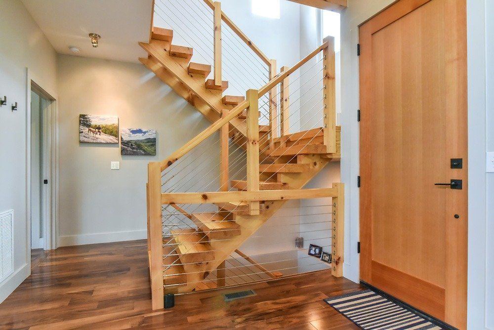 Wooden stairs