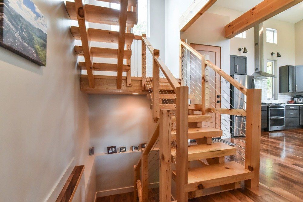Wooden stairs