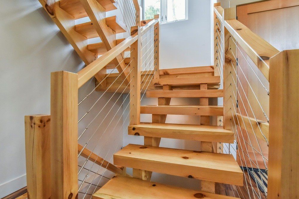 Wooden stairs