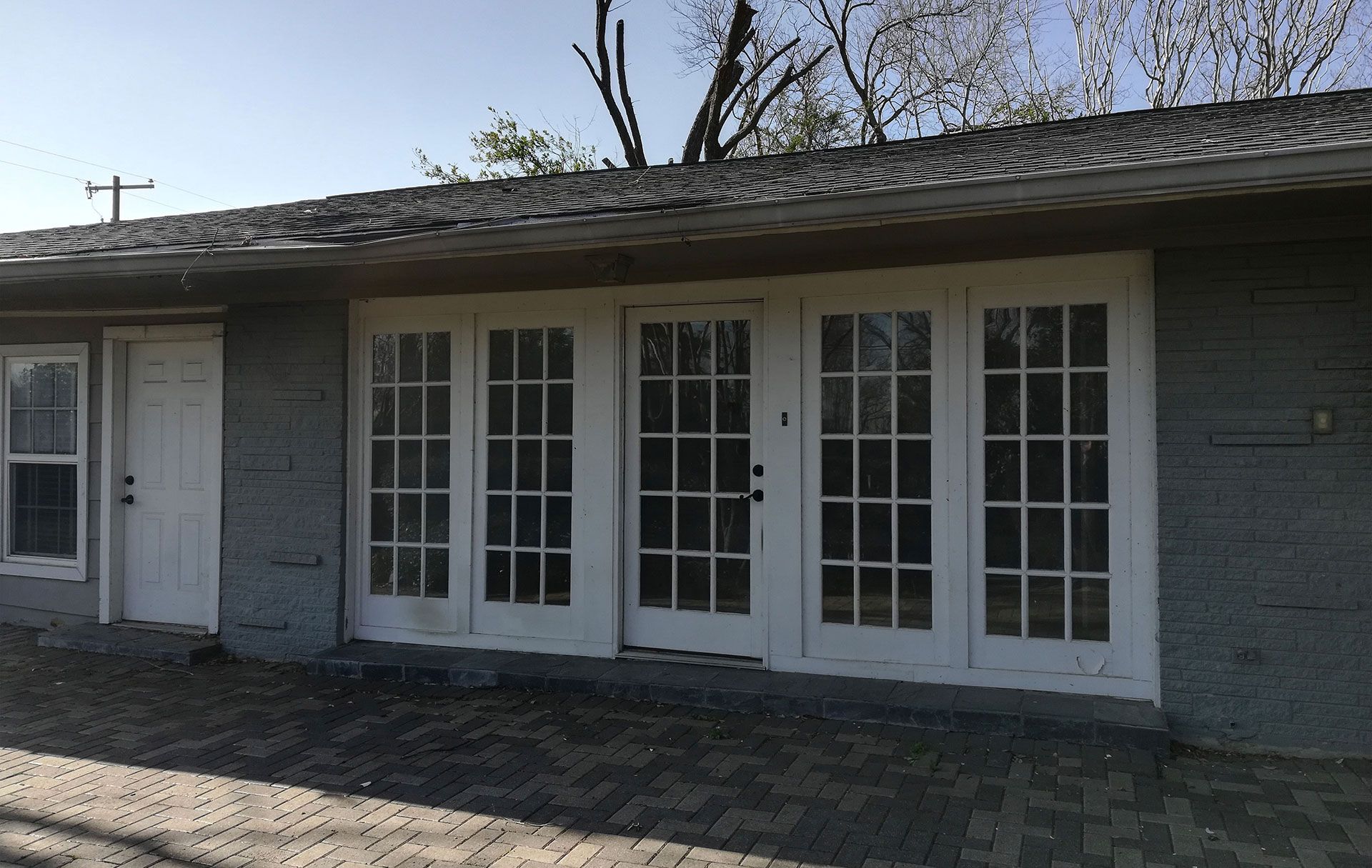 Back porch - before