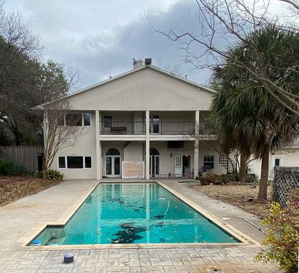 Pool - before