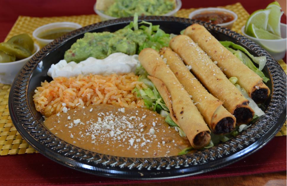 Taquitos plate