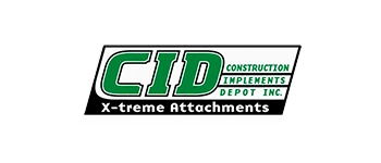 A logo for cid construction implements depot inc.