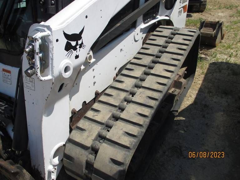 A photo of a bobcat tractor taken on 06/08/2023