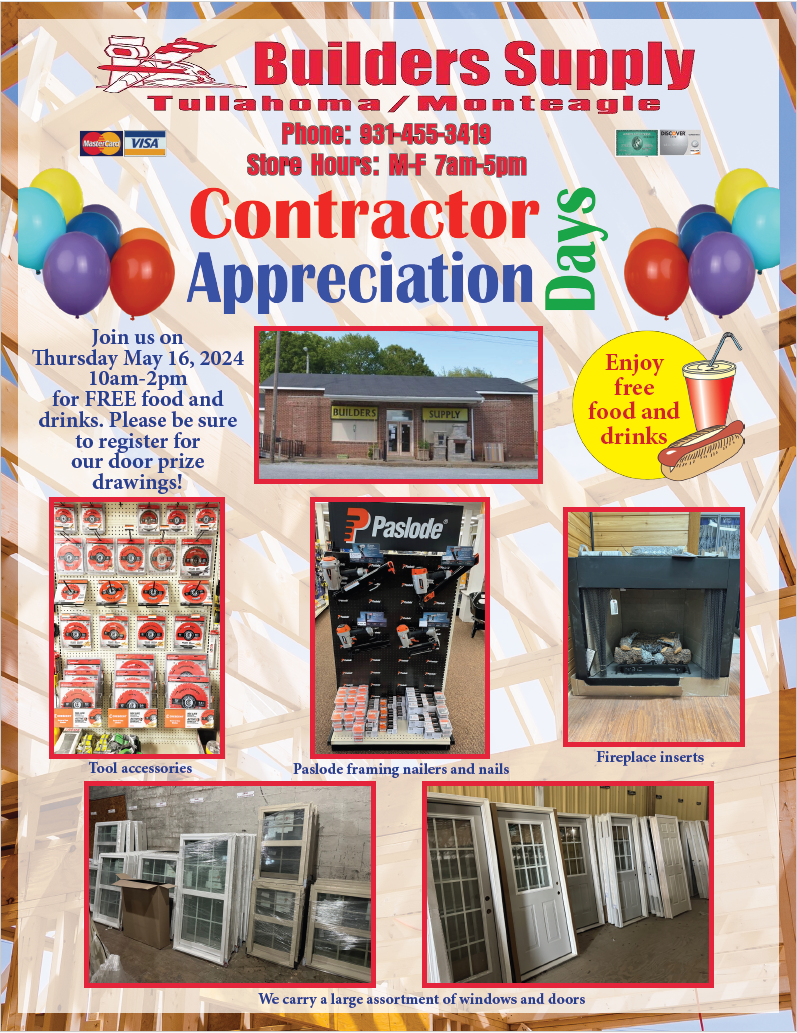 Special Events at Builders Supply Co Inc