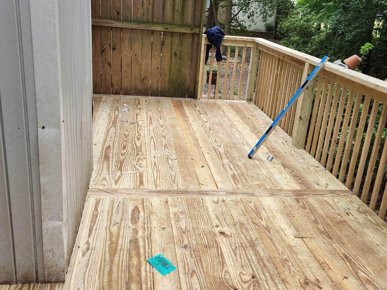 Deck installation