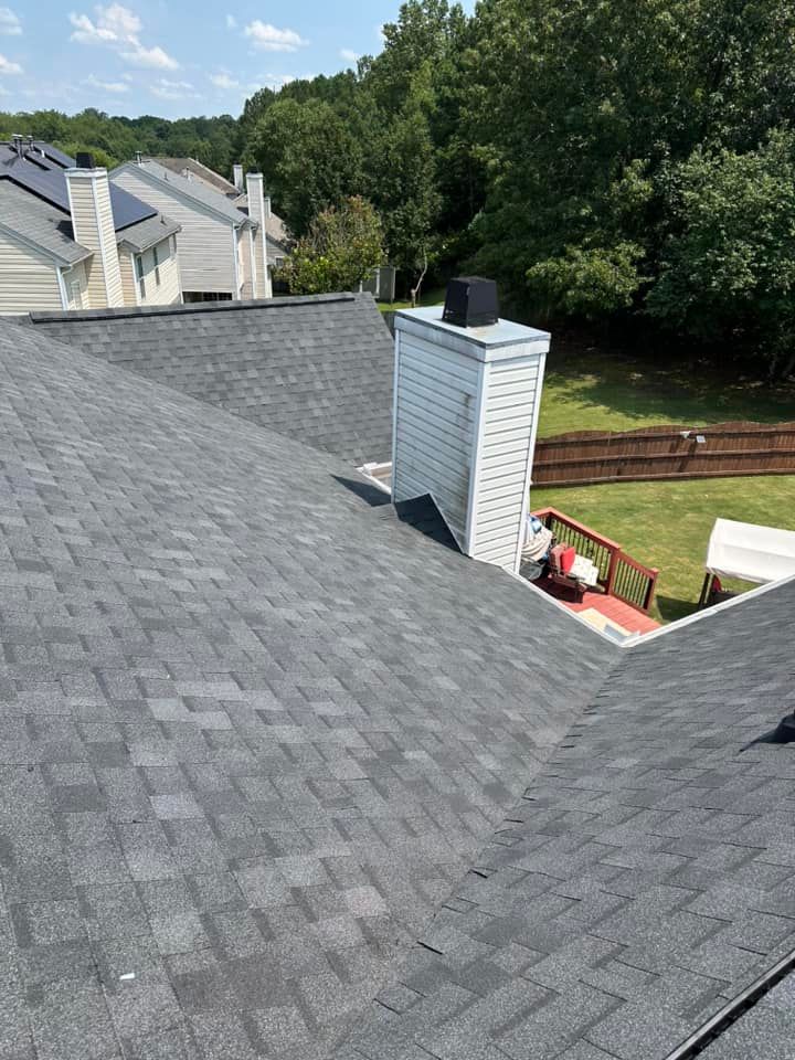 Asphalt roofing