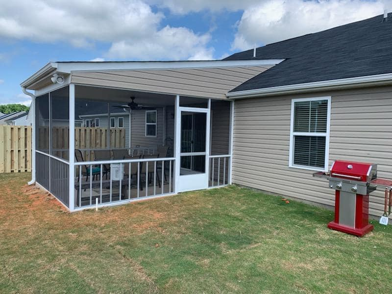Screened porch