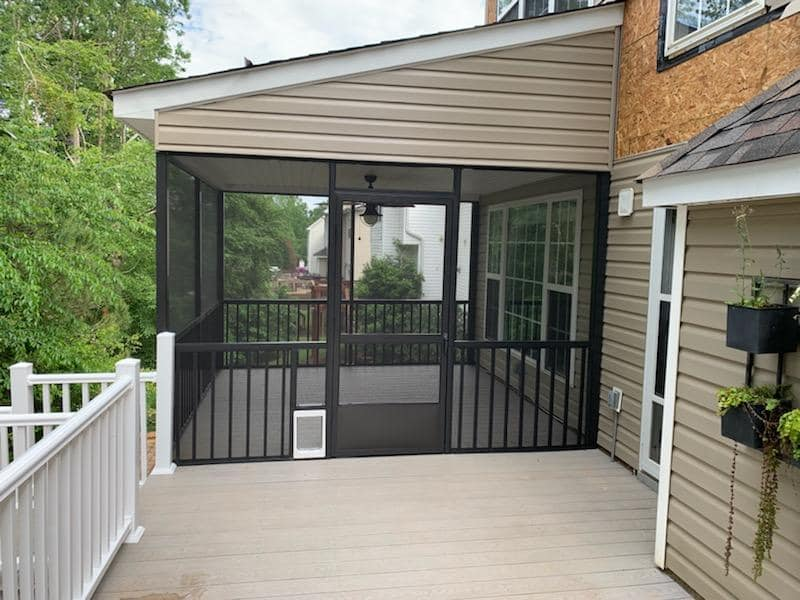 Screened Porch Construction 