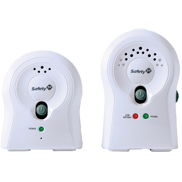A pair of baby monitors made by safety 1st
