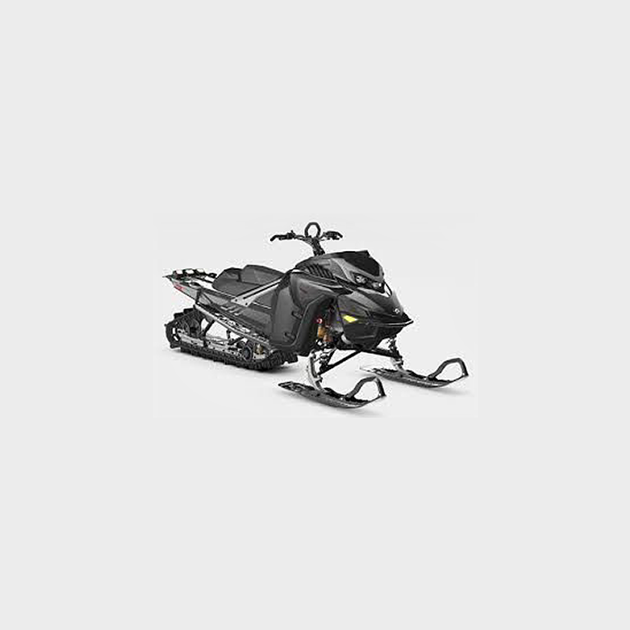 A snowmobile is shown on a white background.