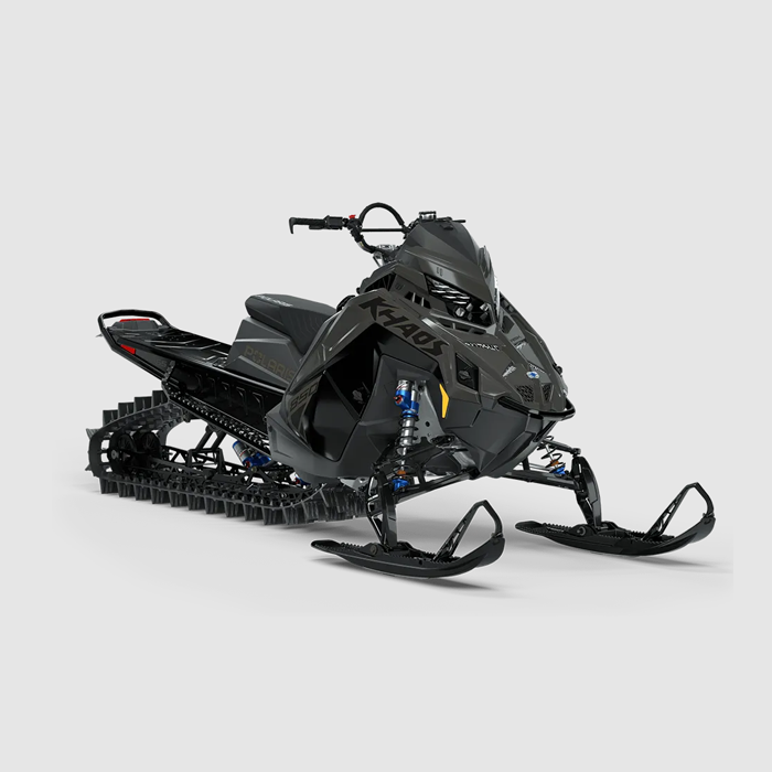 A snowmobile is shown on a white background.
