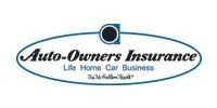 Logo of Auto-Owners Insurance: oval frame with text, featuring