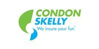 Condon Skelly logo: green and blue abstract design with the company name and tagline