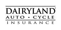 Dairyland Auto Cycle Insurance logo in black and white.