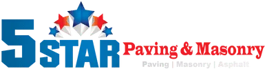 The 5 STAR Paving & Masonry logo