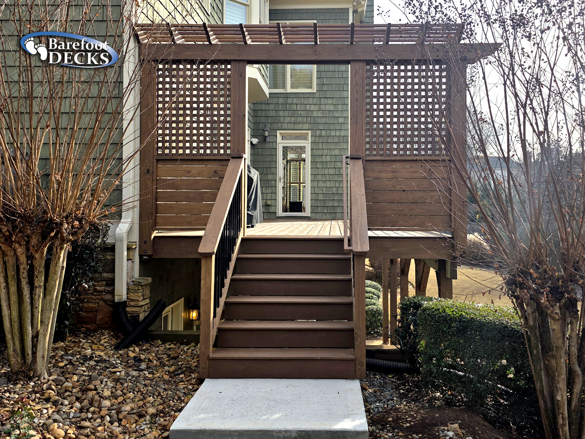 Privacy Wall and Pergola Canton