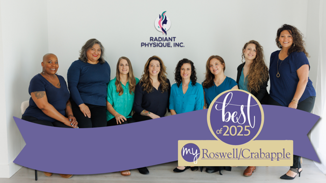 A group of women standing in front of a sign that says best of 2025.