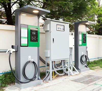 Electric vehicle charging station