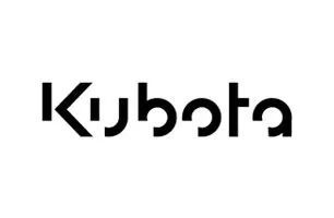 Kubota logo in black text on a white background.