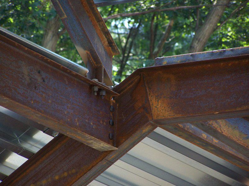 Metal beam frames