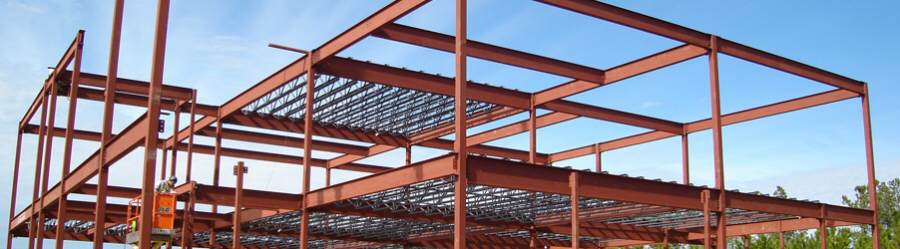 Metal beam frames