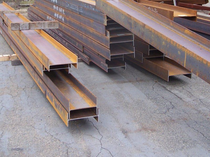 Metal beam frames