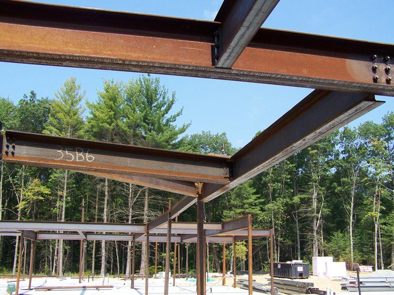 Metal beam frames