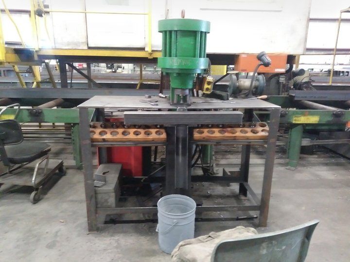 Punch machine for fabrication