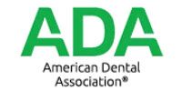 American Dental Association logo in green and black text