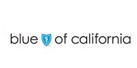 Blue of California logo with blue shield icon on white background