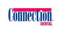 Connection Dental logo in blue and red text on a white background