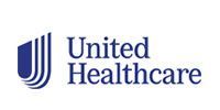 UnitedHealthcare logo with blue shield icon and company name in blue text