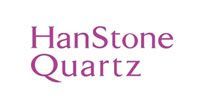 HanStone Quartz logo in purple text on a white background