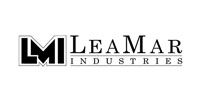 LeaMar Industries logo in black and gray with stylized LM initials
