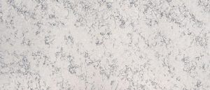 Light gray and white marbled stone surface with subtle diagonal veining