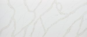 White marble surface with subtle gray veining