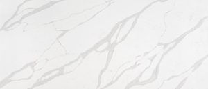 White marble surface with subtle gray veining pattern