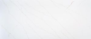 White marble surface with faint gray veining and a clean, minimal background