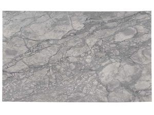 Gray marble stone surface with white veining and cracked patterns