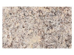 Speckled beige and gray granite surface texture