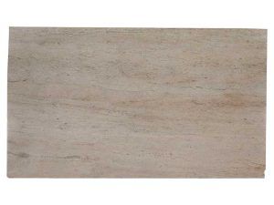 Light beige textured stone or wood surface with subtle horizontal grain lines