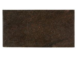 Dark brown textured rectangle on a light background