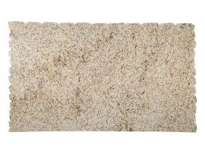 Beige textured rectangular fabric or carpet sample on a white background