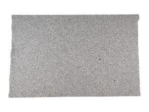 Light gray textured rectangular surface on a white background