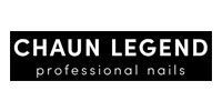 Black logo reading “CHAUN LEGEND” with smaller text “professional nails” underneath.