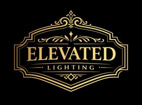 Logo: Gold buildings and houses, white text "ELEVATED LIGHTING CO." on black background.