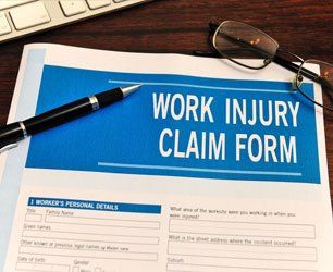 Work injury claim form